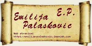 Emilija Palasković vizit kartica